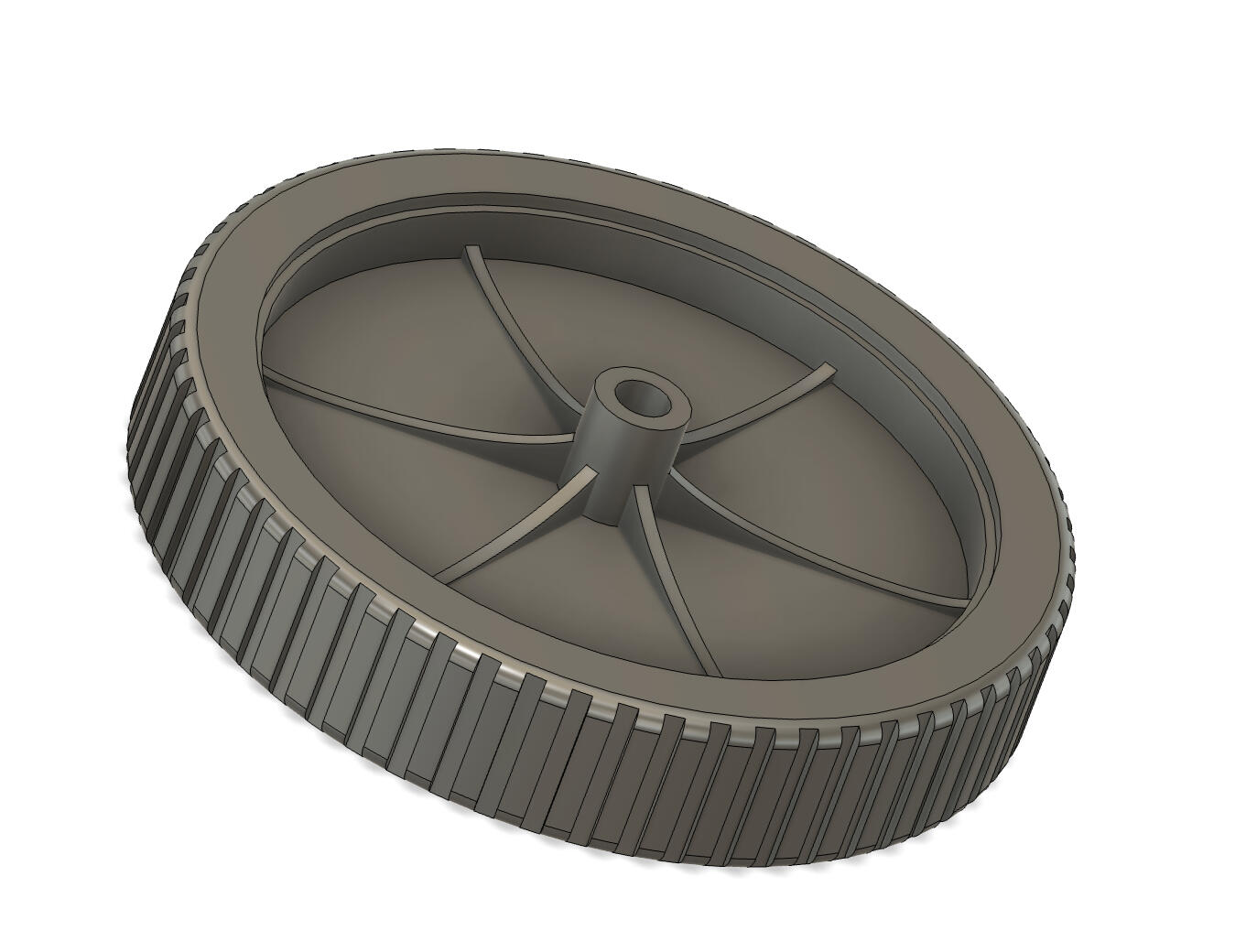 rediseño de una rueda que el cliente tenía defectuosa