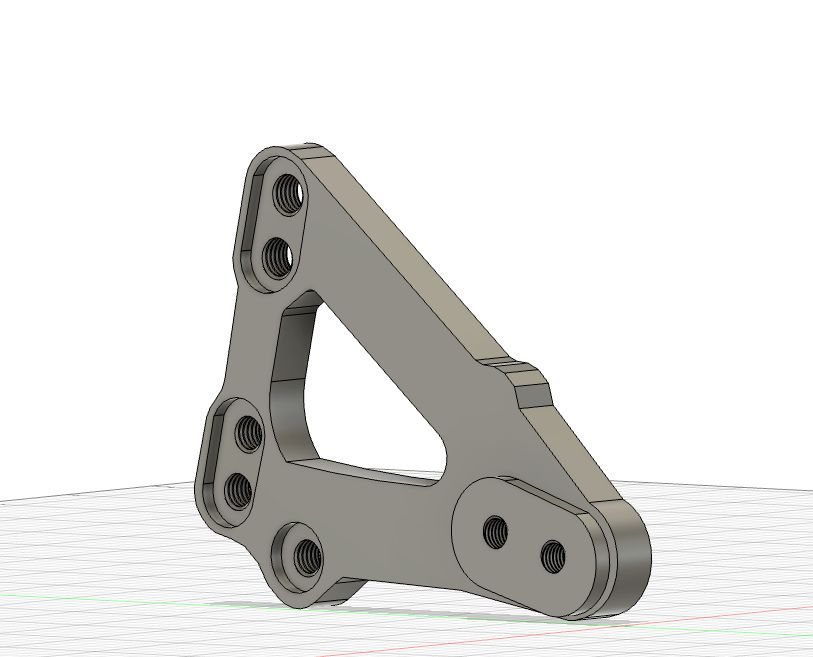 Soporte técnico diseñado en CAD